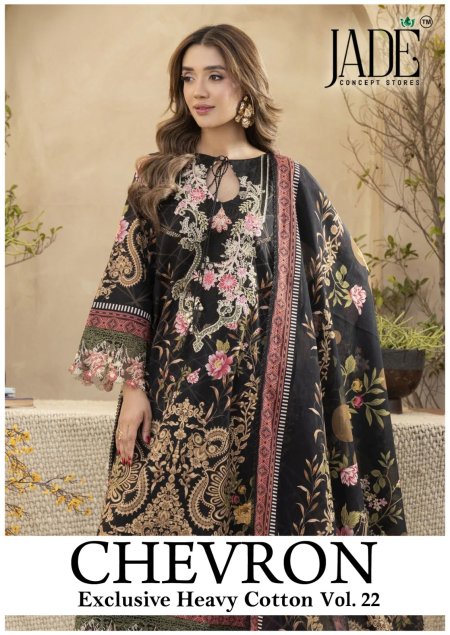 Chevron Vol 22 By Jade Cotton Printed Readymade Pakistani Suits 